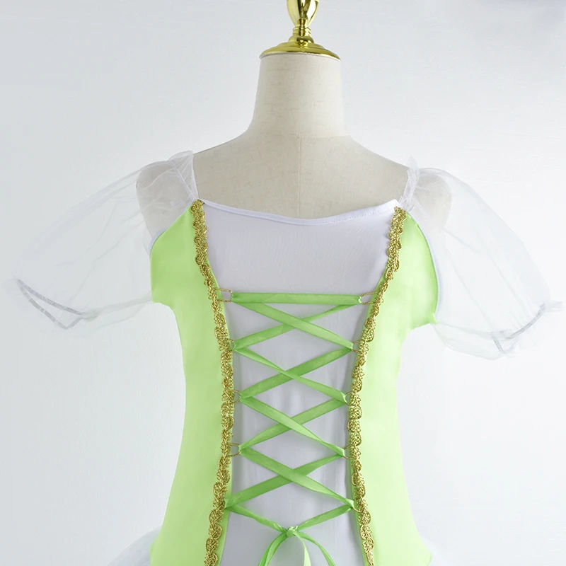 Girls Ballet Dress Child Professional Dress Women Ballerina Giselle Romantic Court Dance Costumes Ballet Long Dress