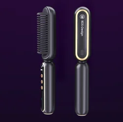 china wholesale straightener hair brush best usb wireless electric hair straightener brush