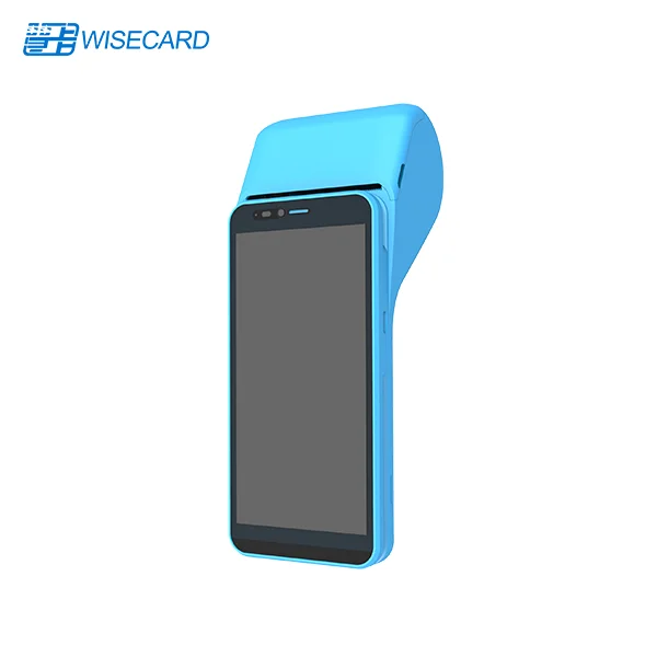 Wisecard WCT-T80 портативный Android 12 POS-терминал с сенсорным экраном Встроенный термопринтер и NFC кард-ридер