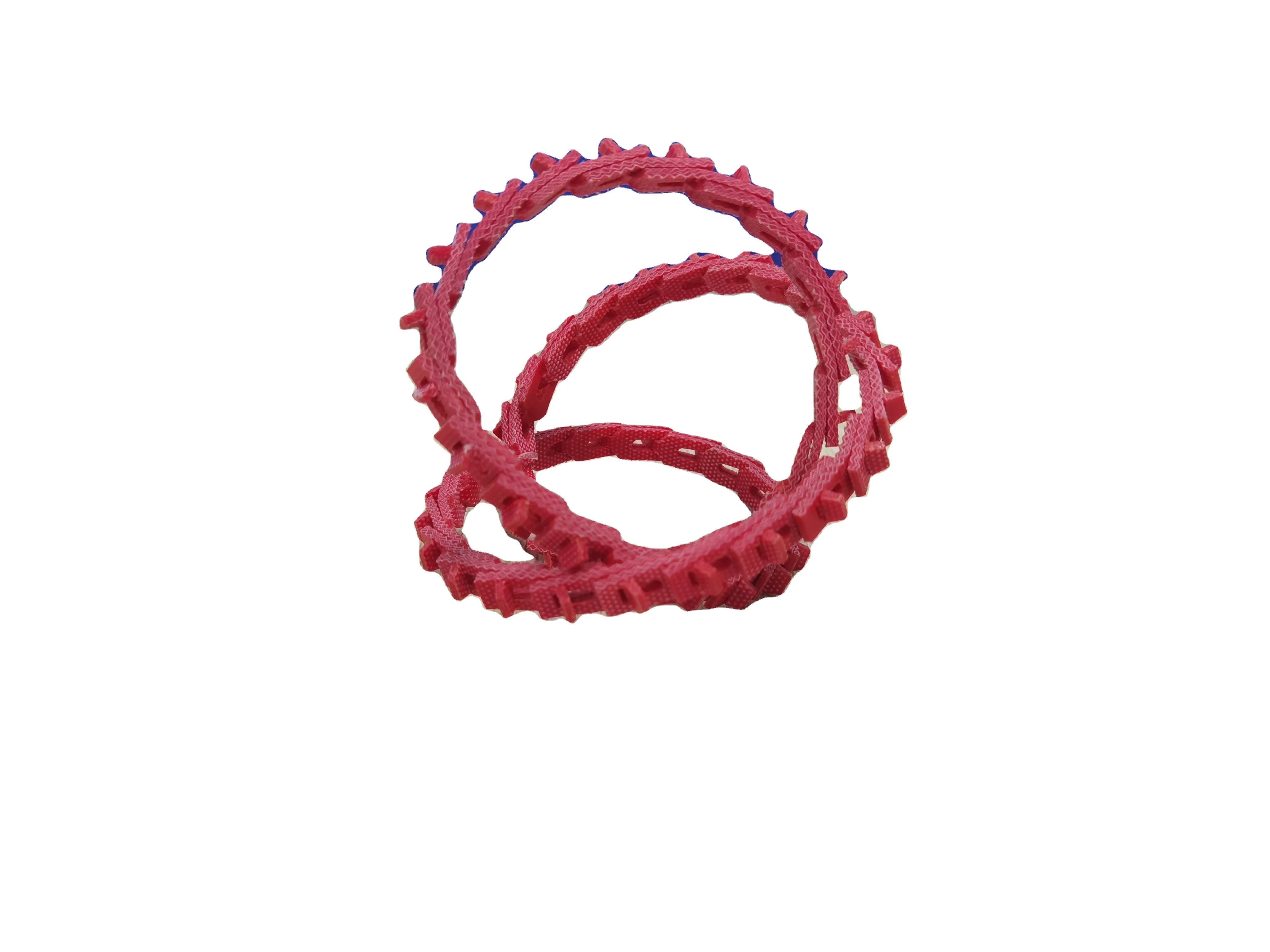 Wholesale Industrial Red Pu Twist Link V Belt