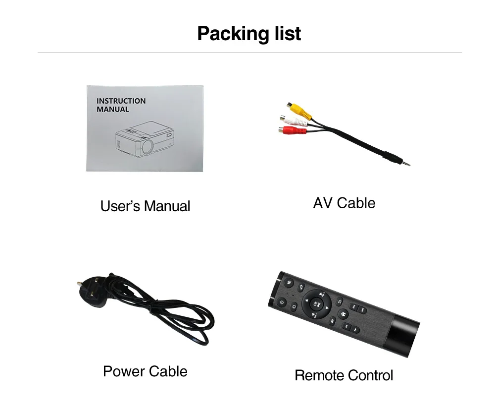 New 4500lumen portable projector phone android mini data show projector wifi mini projector