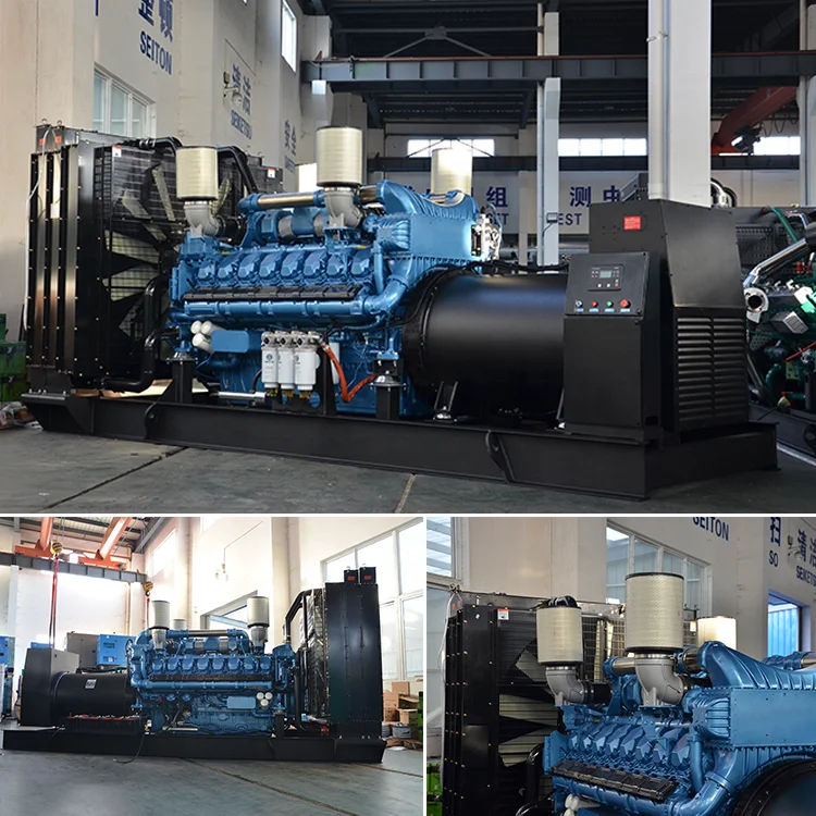 Weichai baudouin big electric generators 2000 kw price of 2500kva genset ship 2000 kw
