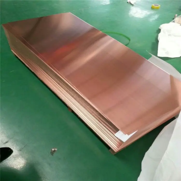 0.5mm 1mm 2mm 4X8 Copper Plate Copper Sheet Price Per Kg