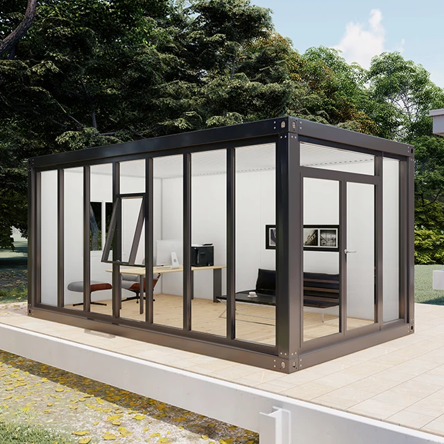 Luxury Prefabricated 40ft Container House Ready Made Economical Cheap Modular Portable Living Container Office With Bathroom