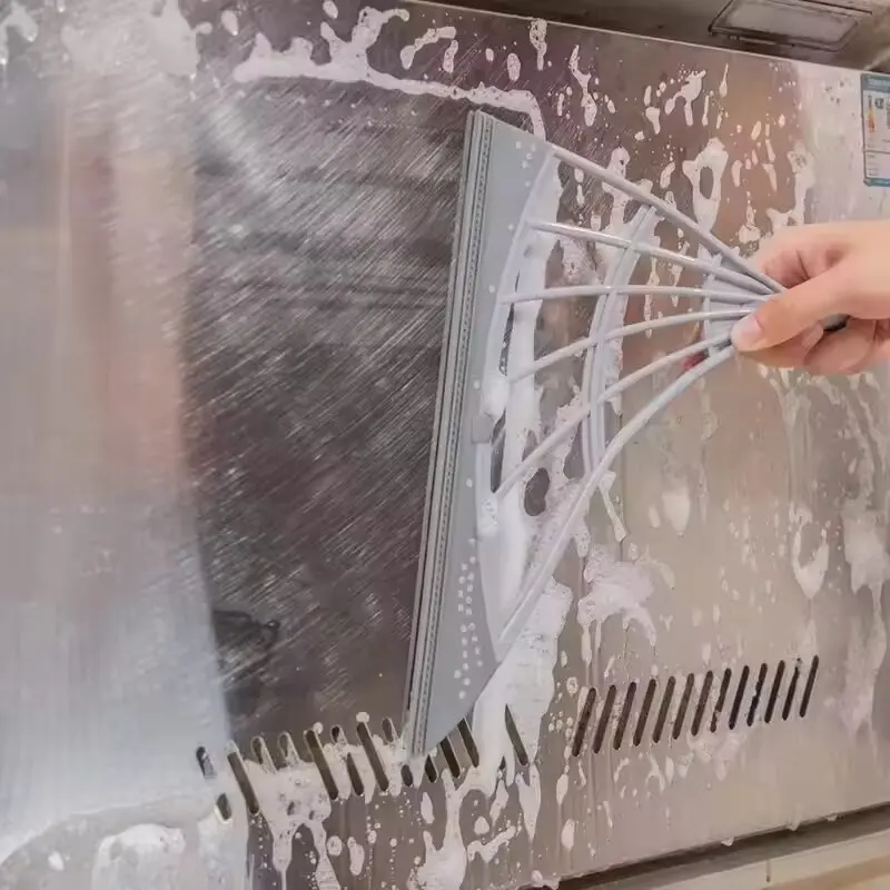 2-in-1 magic broom pet hair removal broom   window cleaning wiper scraper floor dust cleaning water broom