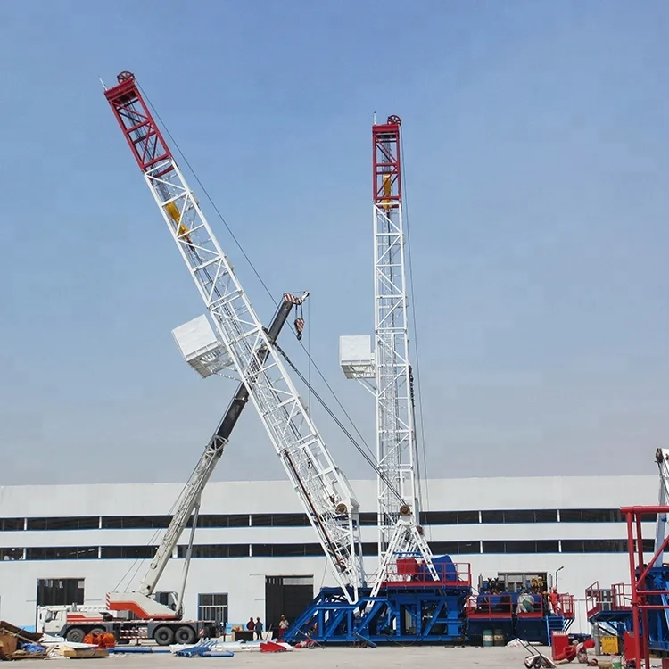Oilfield Xj150 Xj250 Xj350 Xj450 Xj550 Xj650 Oil Well Truck mounted drilling rig &Workover Rig for oil drilling