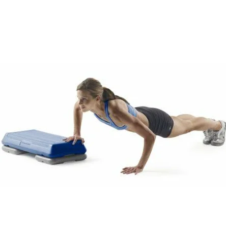  WEIDER шаг платформы W/ 2 стояки и DVD аэробный шаговый EXCERSIZE Набор