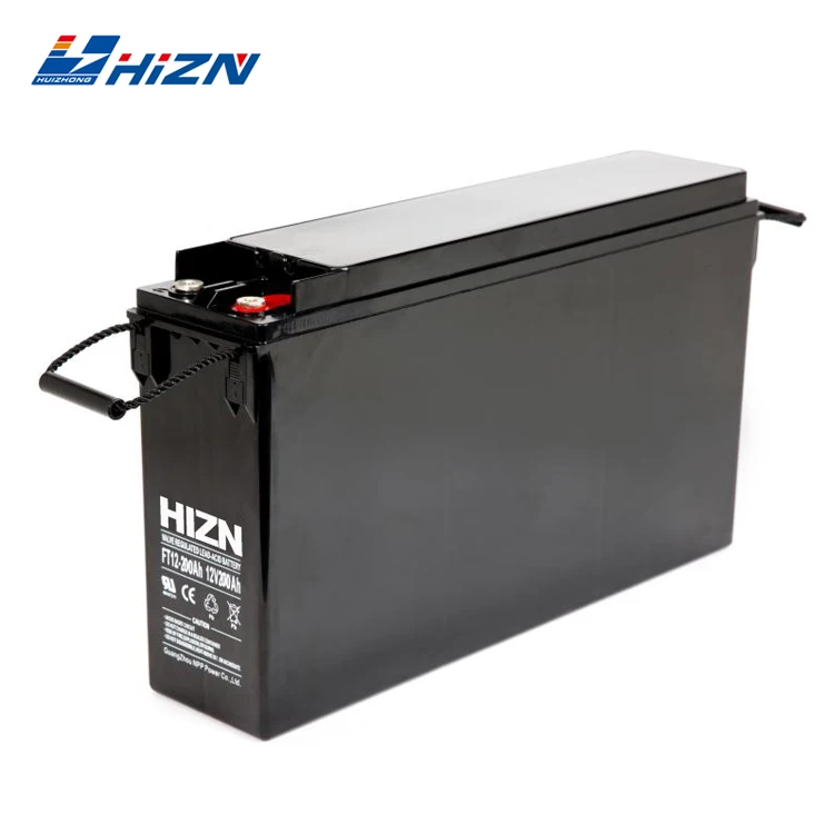 HIZN Wholesale Price Solar Battery Front Terminal 12V 200AH Telecom Battery