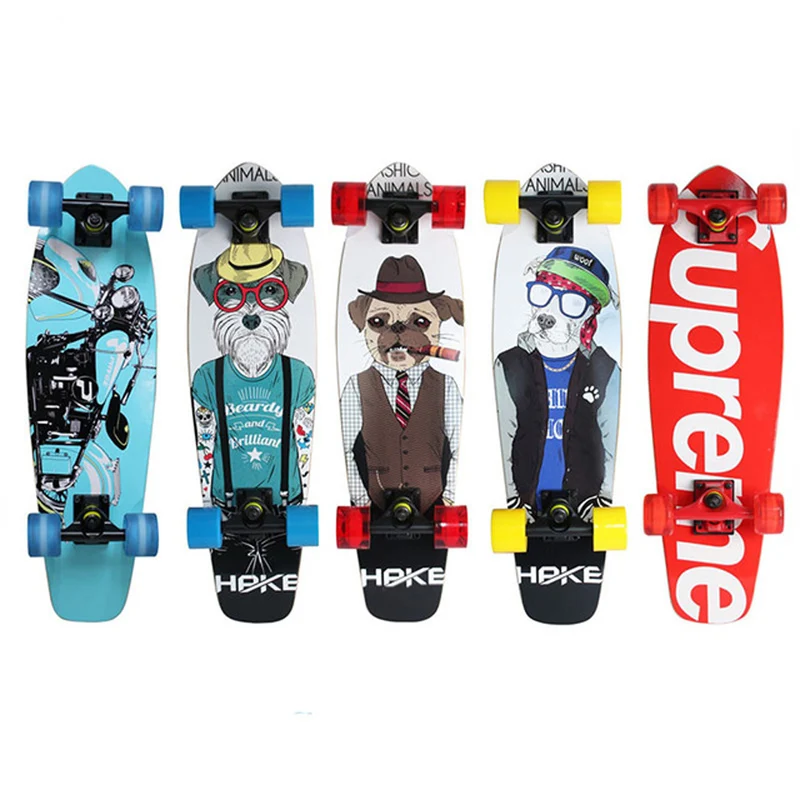 Durable Skateboard 7 layers Maple Wood Skate Board Deck for Extreme Sports and Outdoors