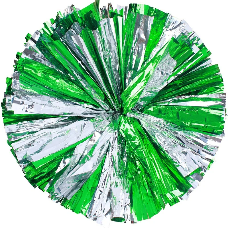 Pompoms for Cheerleading Custom Metallic Cheerleading Pom Poms Cheerleader Pompoms Balls for Football Basketball Cheers Party