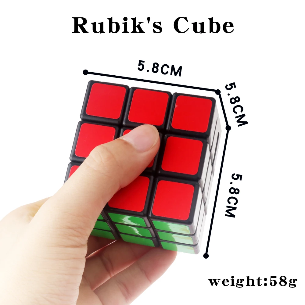Wholesale 5.7CM Plastics Cube DIY Toy 3*3*3 Magic Cubes