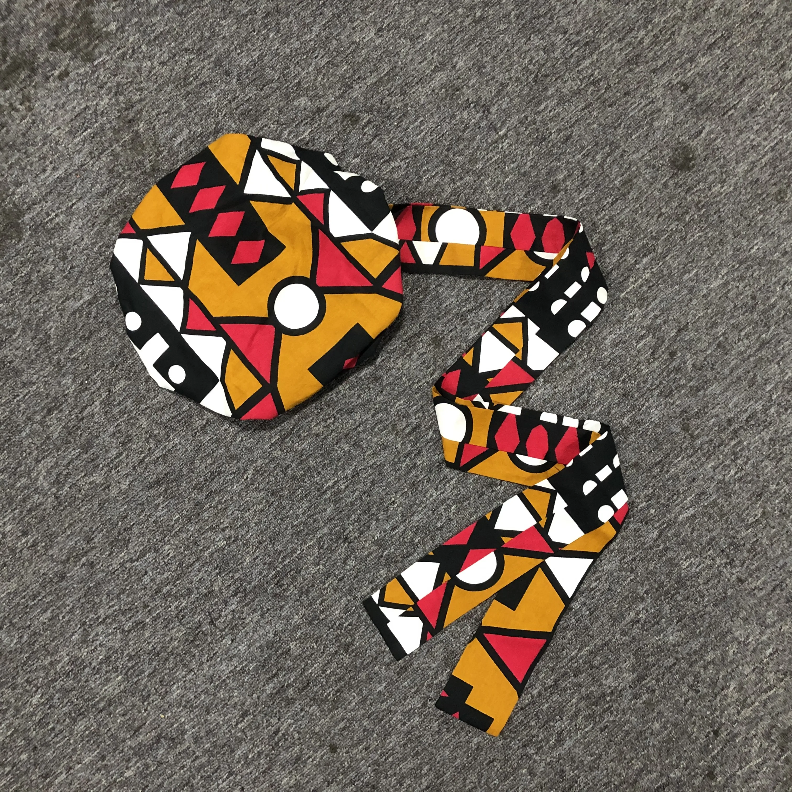 2021 New style bonnet african wax print different colours ankara bonnets hair best quality