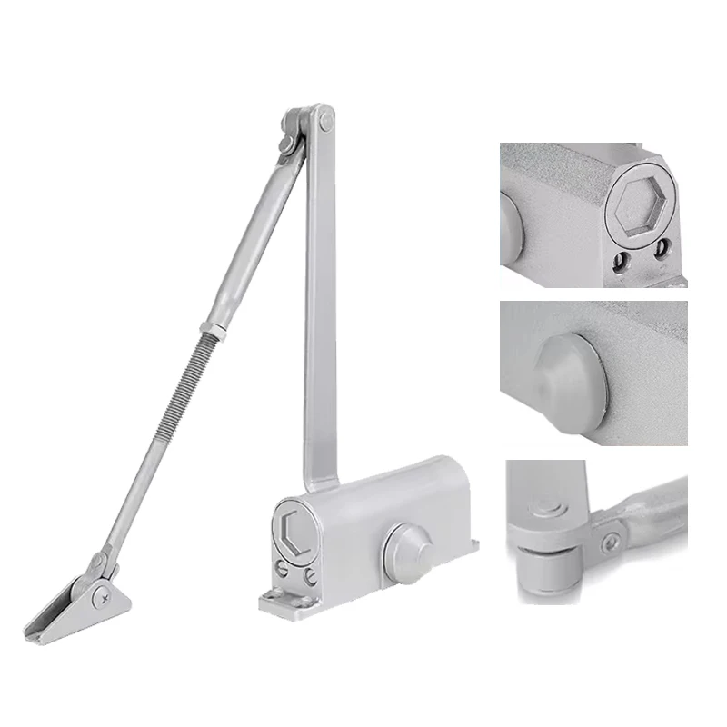 Hardware Door Accessories Automatic Heavy Duty Door Closure Catches Hinge Fire Proof Automatic Closer Auto Door Closer