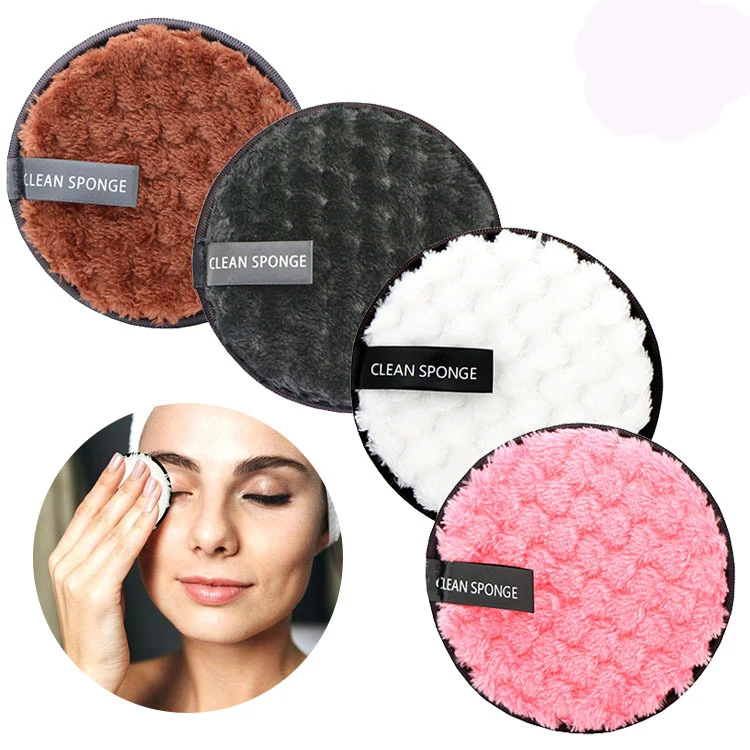 Super Soft Microfiber face Makeup Remover Pads OEM brand