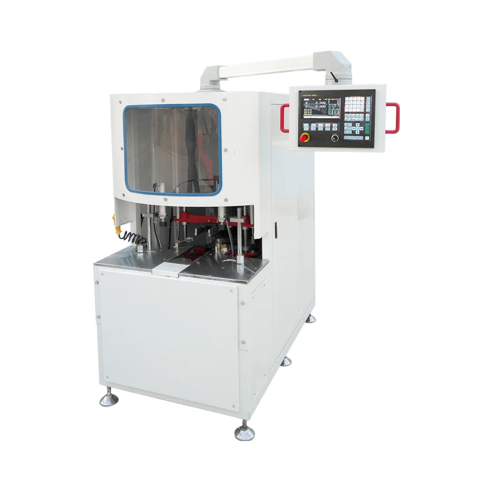 Горячие продажи ПВХ Upvc оконные дверные профили обработки CNC угловая машина для очистки