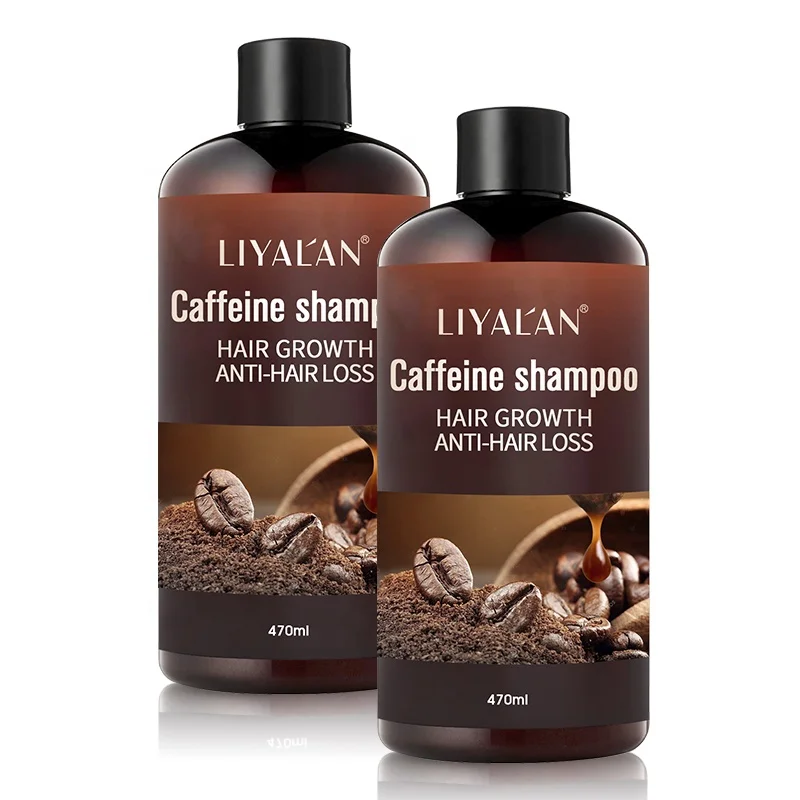 Private Label Customized Anti Hair Loss Growth Oil Organic Caffeine Shampoo For Men