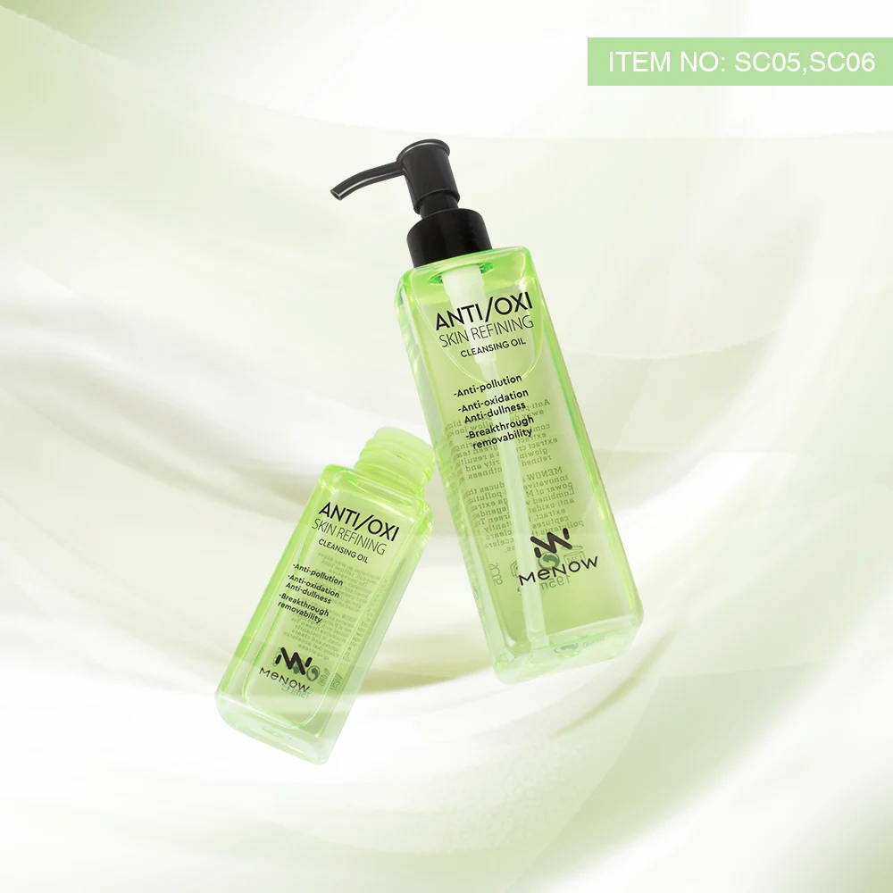 MENOW anti oxi cleansing oil private label skin refining cleansing oil makeup remover organic cleansing oil for makeup