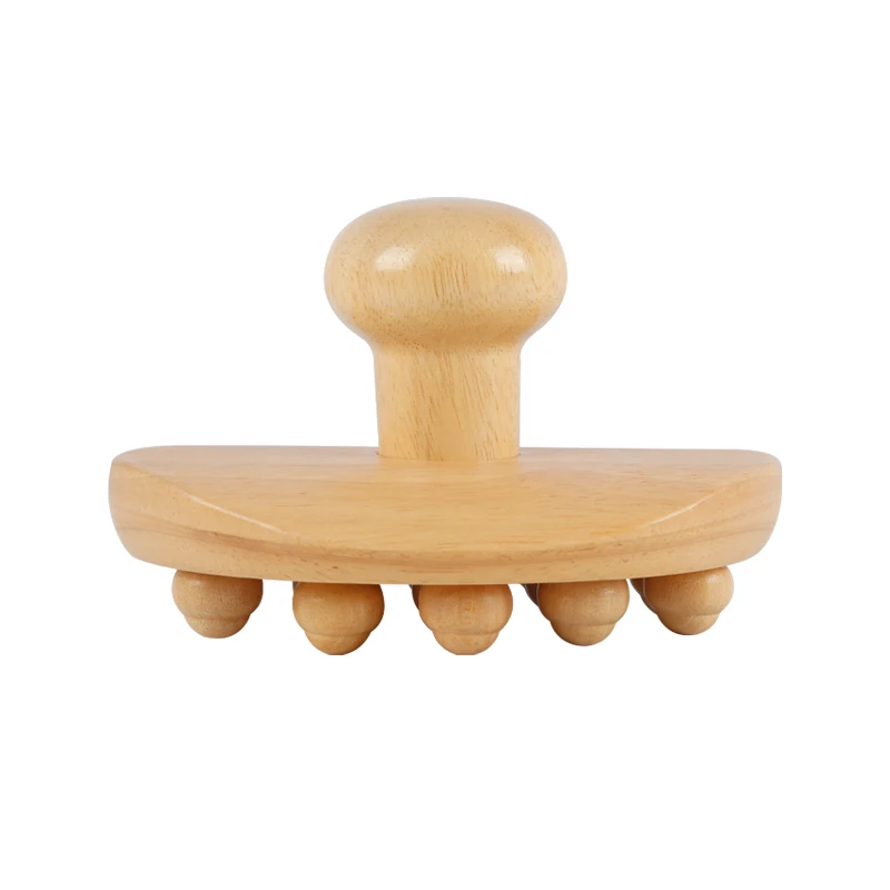 Factory Cheap Wood therapy massage Body Brush Mushroom Massager Anti Cellulite Lymphatic Drainage Massager