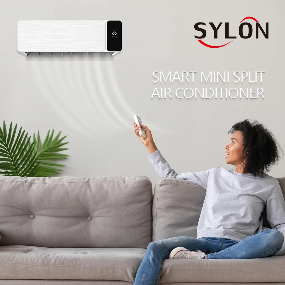 New series wall split unit inverter 18000btu 1.5tons 2hp smart electric air conditioner for household room 110v-120v 220-240v