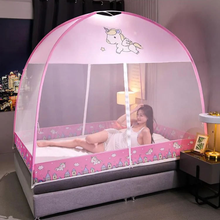 Popular Bedroom Folding Mesh cover Portable Mosquito Net Tent adults mosquito net folding mosquito nets for twin bed