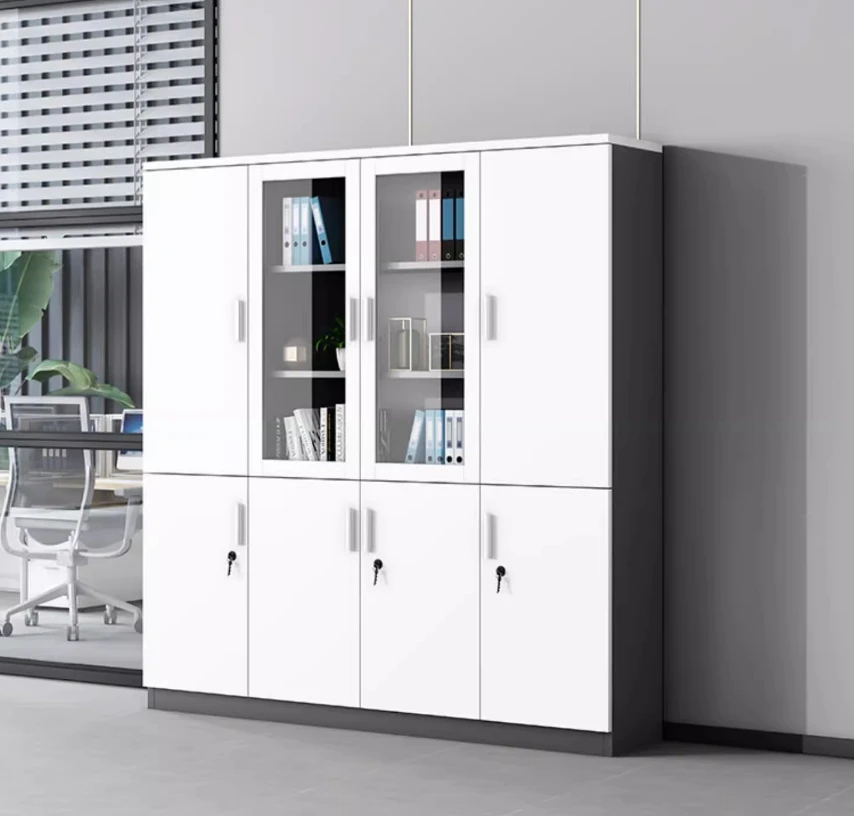 Wooden Office File Cabinet Office Durable Equipment Filing Cabinet Vertical Filing Cabinet