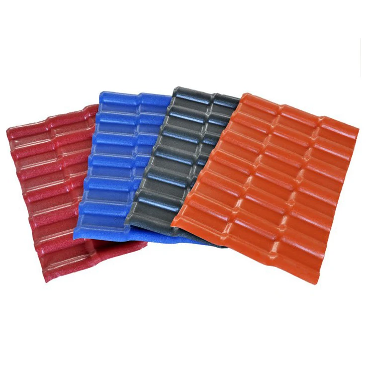 Customized Style Synthetic Resin Sheet For Roof Modern Color Design Coated ASA PVC Corrugated Roofing Sheet