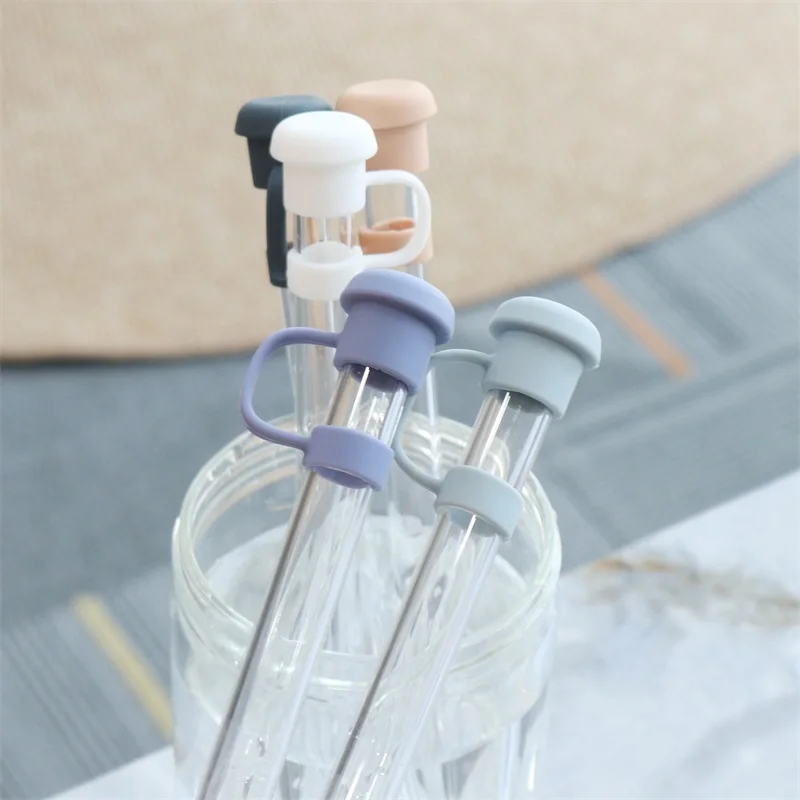 Belochhy Tumbler With Straw New Silicone Custom Straw Topper Charm Cover For Tumbers Wholesale Cute Set Attachment Straw Topper