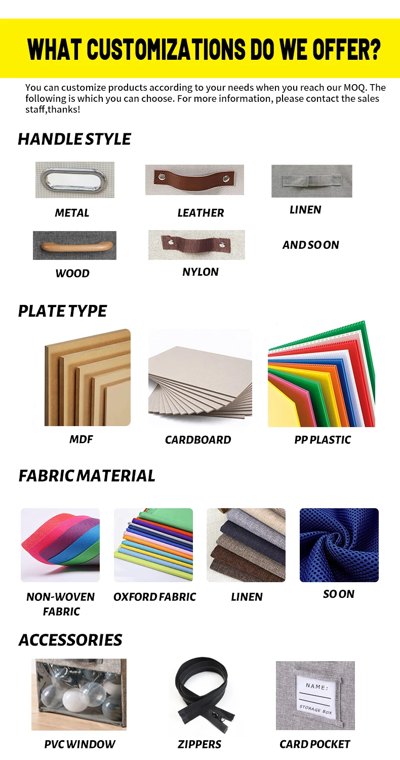 Grey Non-woven Fabric Clothing Organizer for Underwear Socks Organizador de ropa Closet Dresser Foldable Set of 6 Storage Boxes