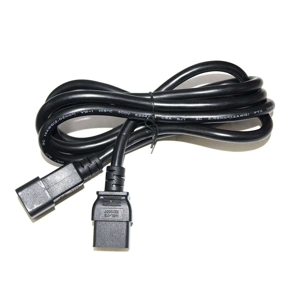 AC 250V 16A C19 C20 шнур питания мужской женский Ac сборки удлинитель шнура соединительным шнуром