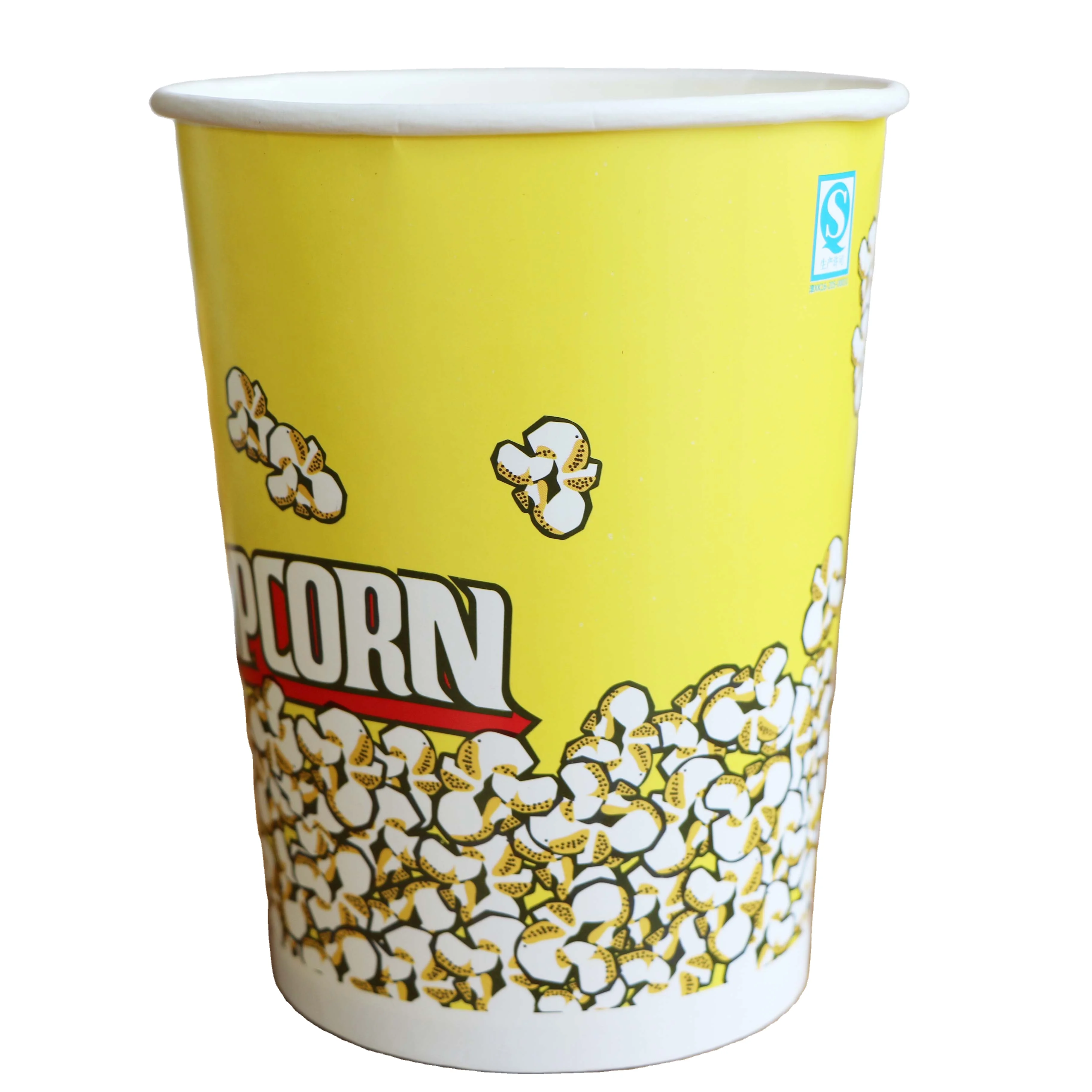 24oz/32oz/46oz/64oz/85oz/130oz/170oz disposable popcorn paper cup bucket glasses