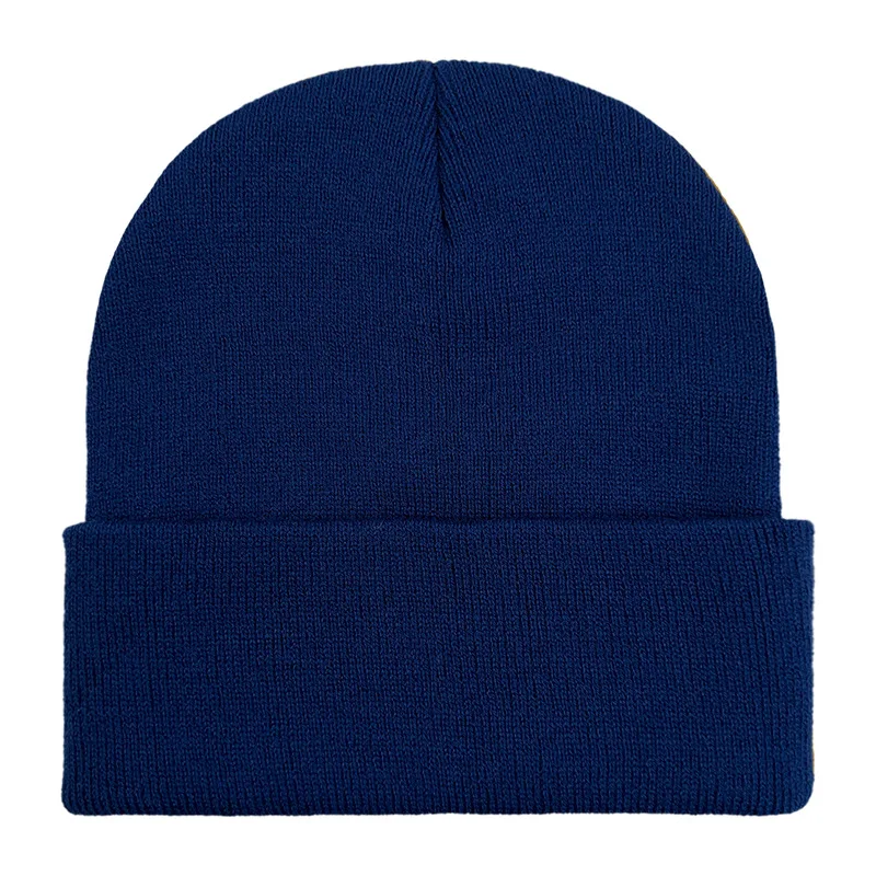 Оптовая продажа теплые трикотажные зимние шапки Gorros с индивидуальным логотипом простые акриловые длинная шапочка