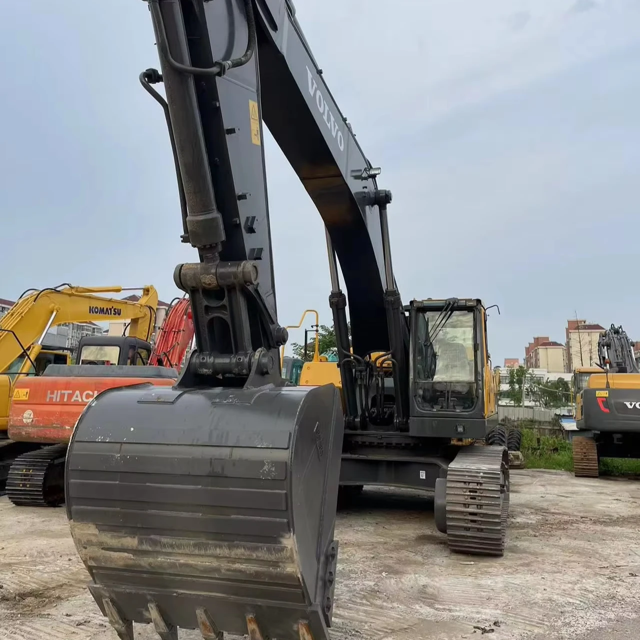 Б/у использованный экскаватор volvo EC480DL большой 48 тонн 480 для продажи