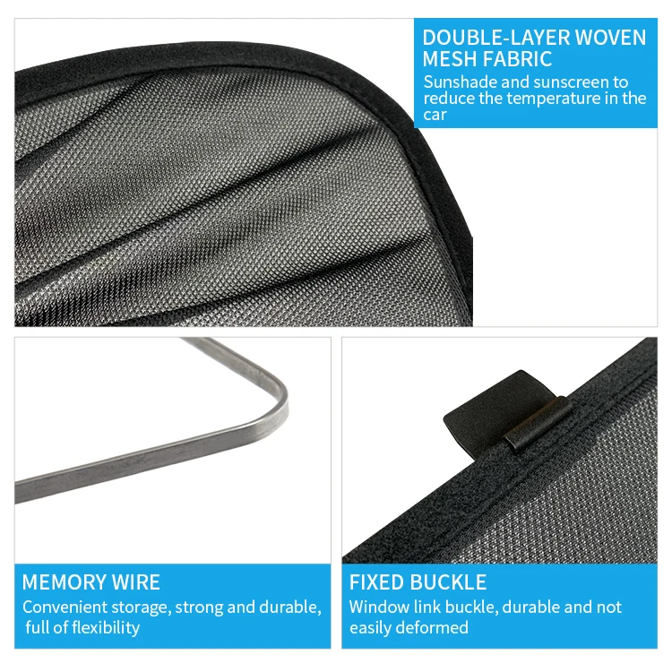 Heat Insulation Summer car essentials All covered panoramic Top and Rear glass car accessories sunshade for tesla model y