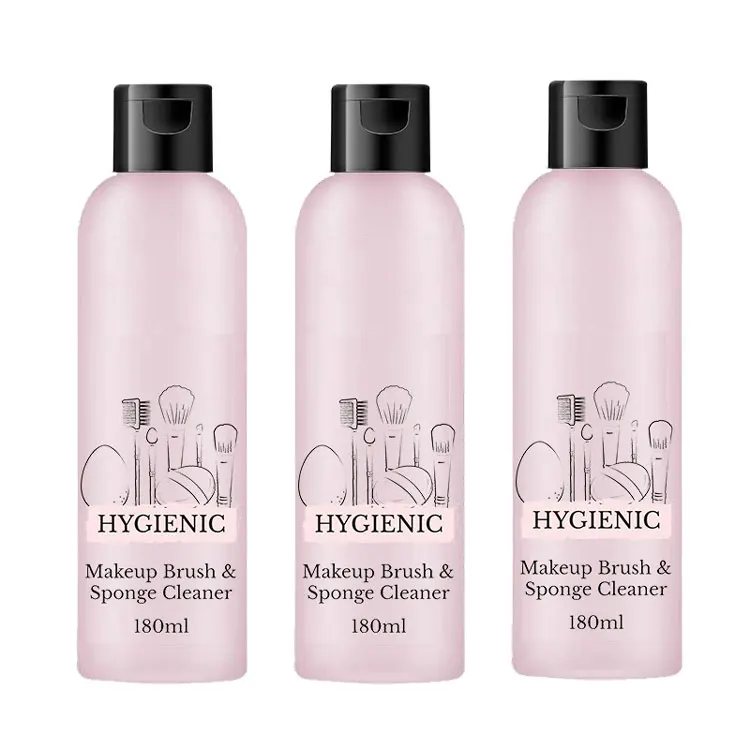 
Hot sale instant makeup brush cleaner solution sponge puff makeup brush cleaner liquid free sample makeup brush cleaner 