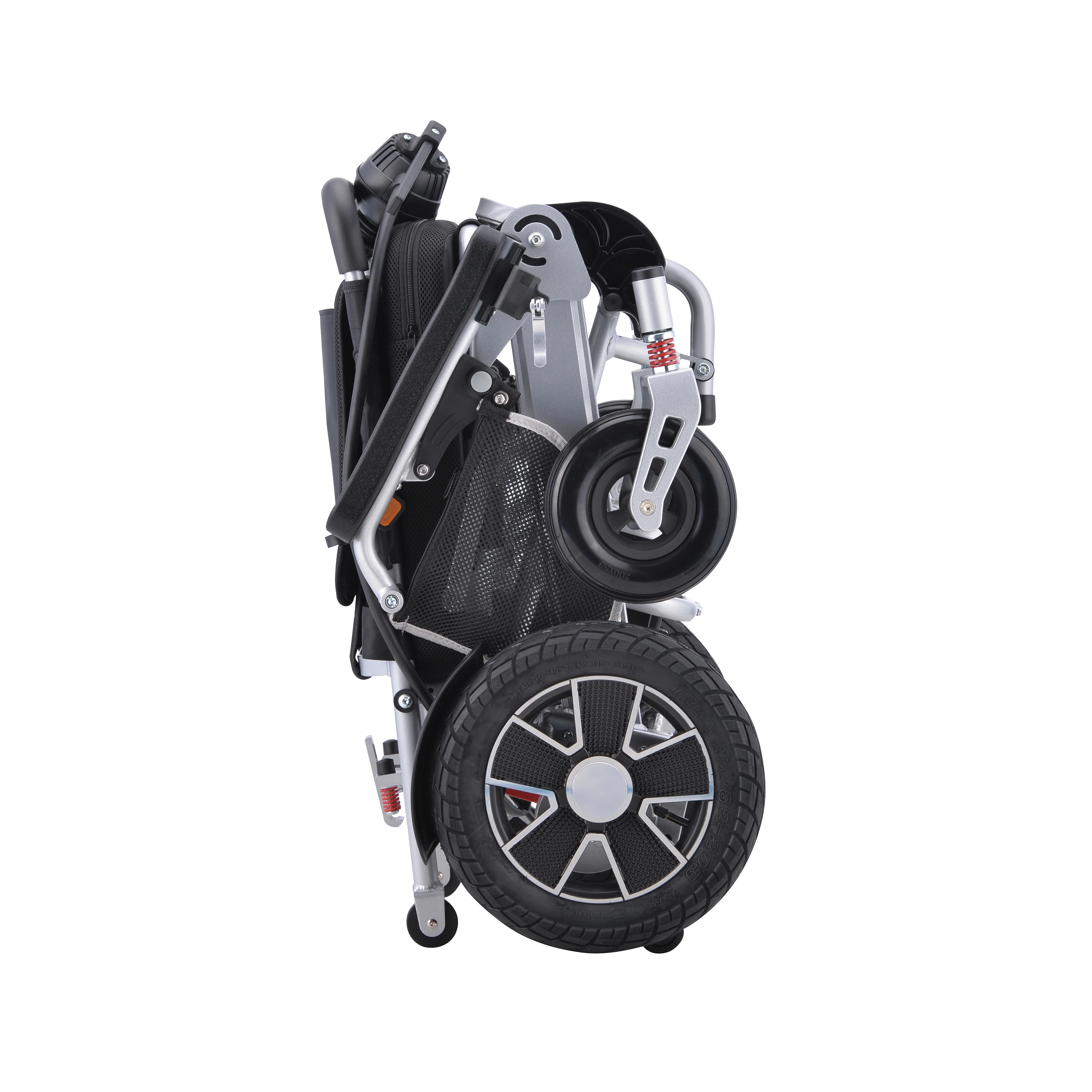 Hot selling fully automatic folding reclining portable light elderly use remote control electric wheelchair
