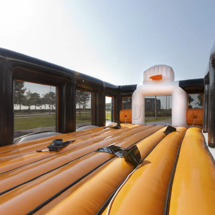 Arena inflatable Soccer  basketball game field basketball court inflatable basketball jump shot