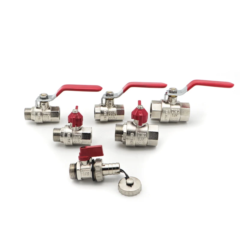 Brass fitting drain valve with Pressure Relief Drain brass material manifold drain valve