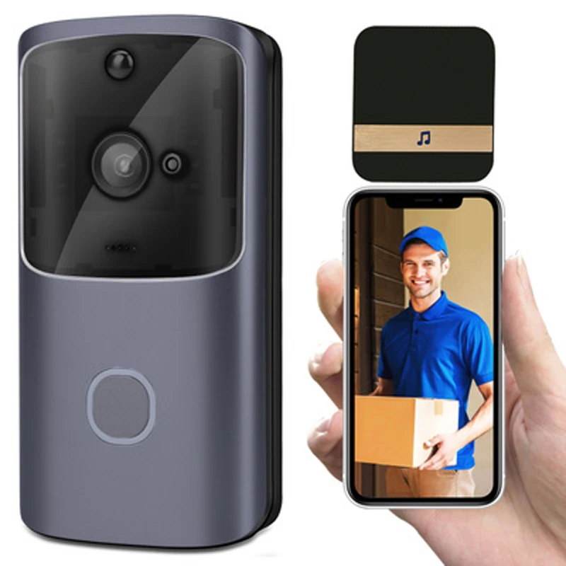M10 Smart Life WIFI Doorbell Camera Smart Home Video Intercom IP Doorbell Wireless Remote Doorbell Camera 720P HD Night Vision