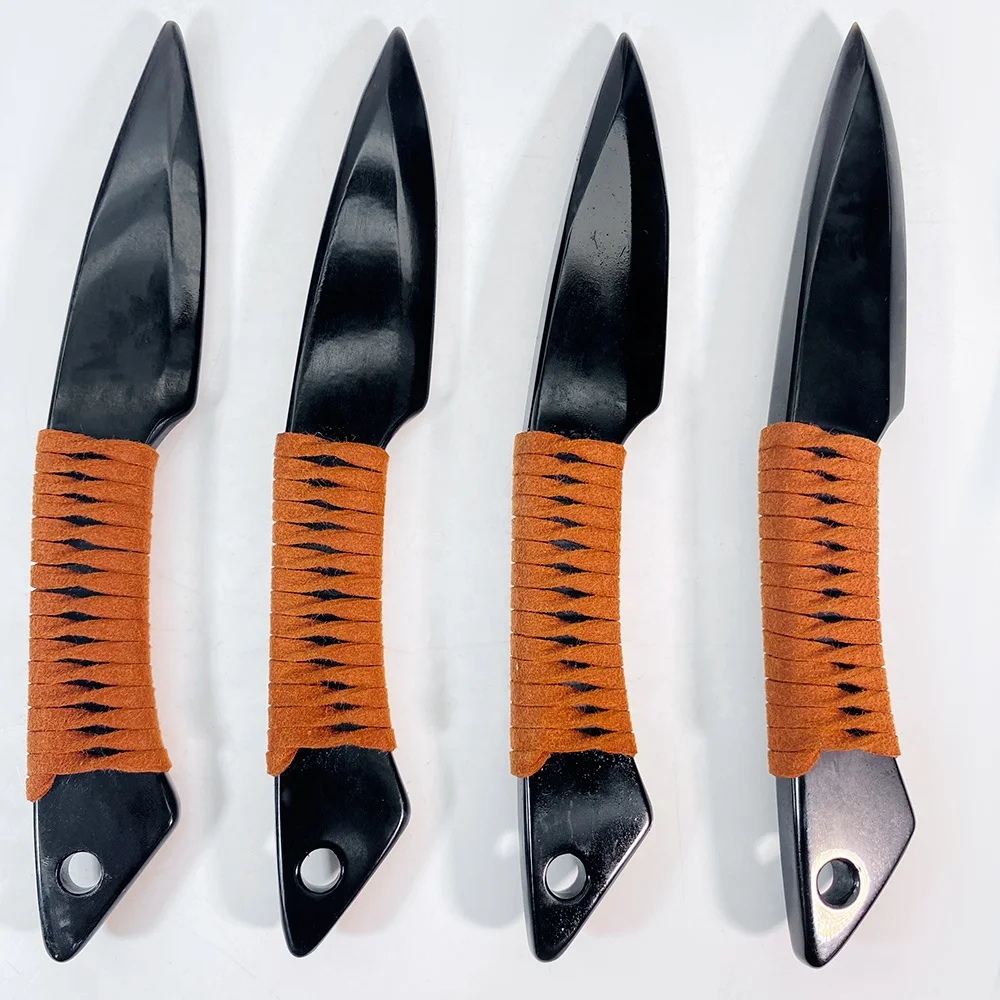 Wholesale high quality crystal different size black obsidian knife carvings black obsidian dagger crystal crafts for decoration