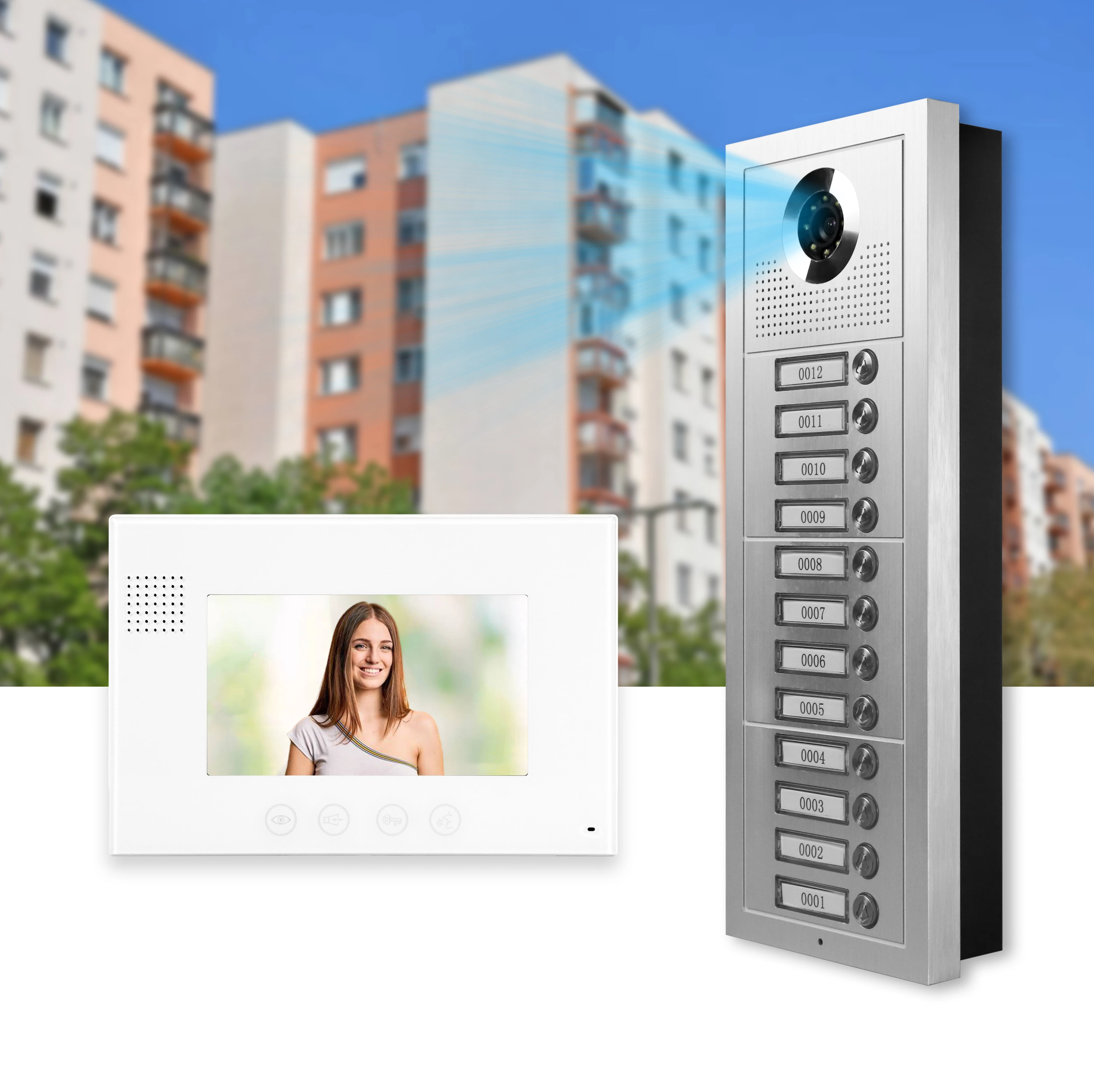 Apartment Intercom Door Phone Doorbell Camera Intercom