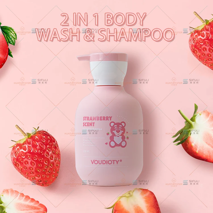 KIDS OEM shampoo with chamomile and string extract tear-free formula moisturizing baby hair delicate for children