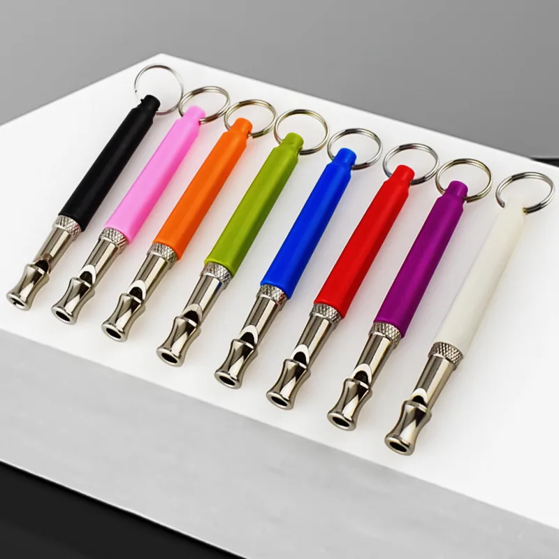 Professional Adjustable Stainless Steel Ultrasonic Pet Dog Training Whistle for Dog Daily Training