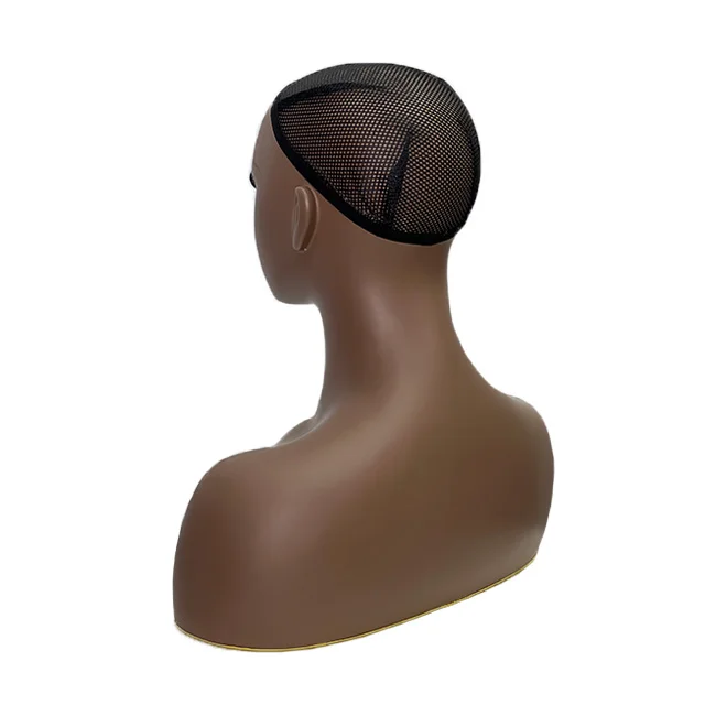 Female human body realistic head neck shoulder model wigs display