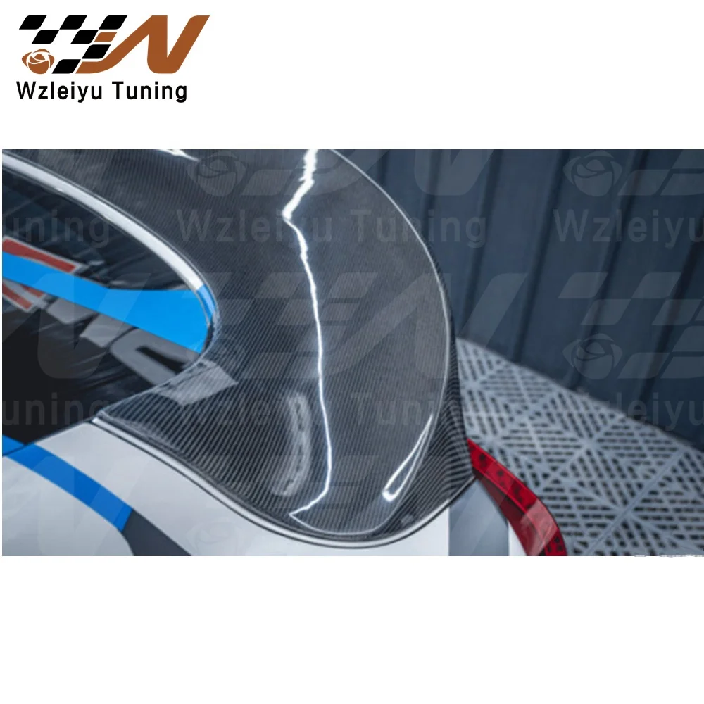 New Style Real Carbon Fiber Rear Trunk Lid Spoiler Wing Fit For Toyota GR Supra A90 A91 20-22 High Quality Fitment
