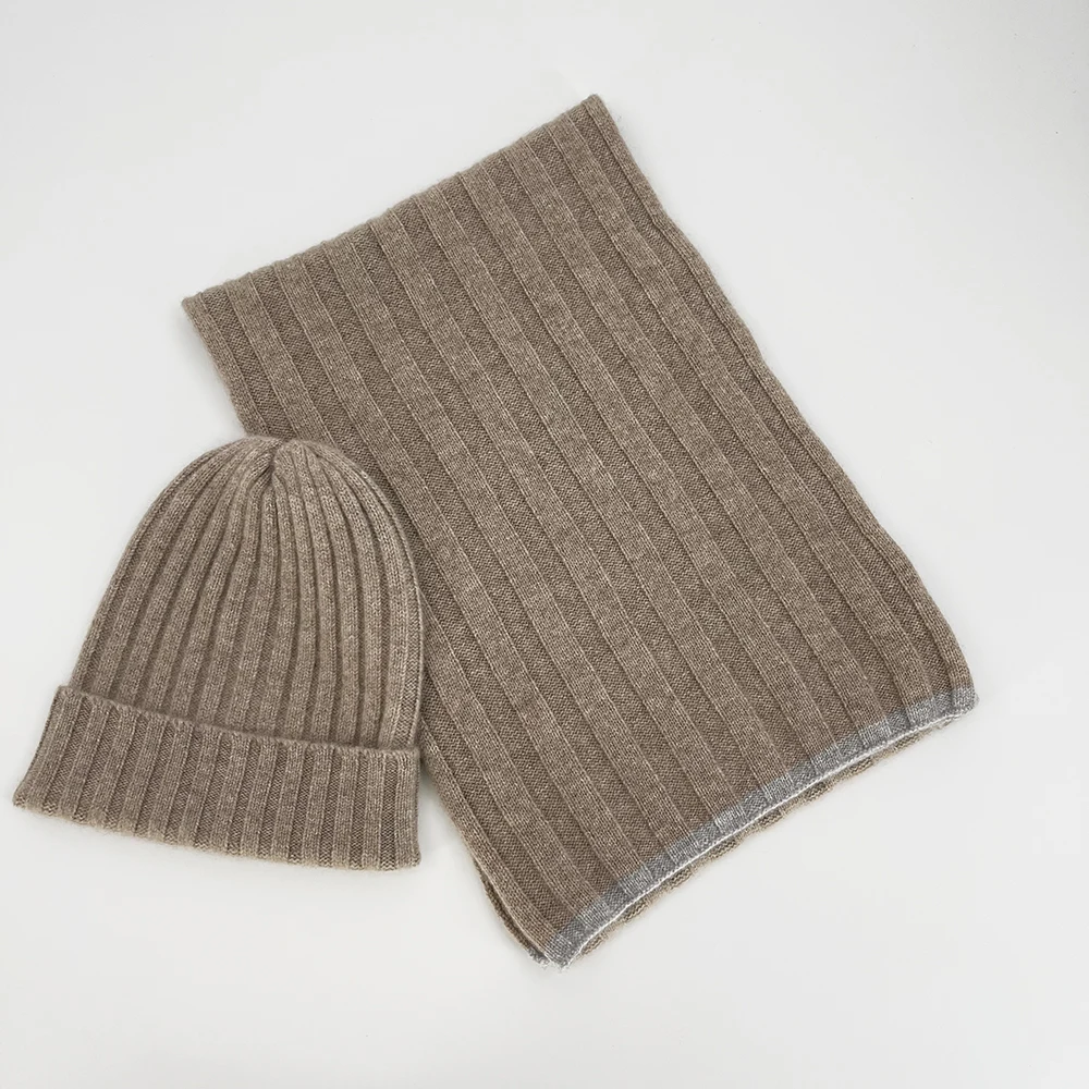 Inner Mongolia Luxury Winter Knit Cashmere Scarf For Men