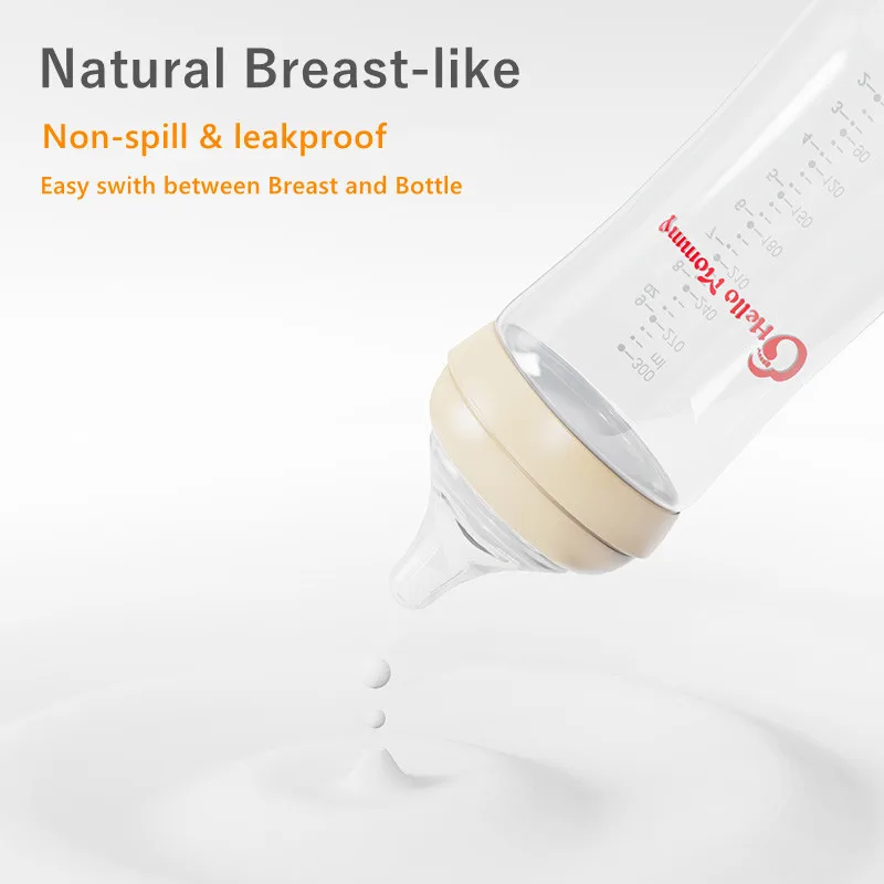 2024 New Newborn Baby Pp Feeding Bottle Oem Odm Wide Neck Baby Feeder Bottle Bpa Free Anti Colic Baby Bottle Milk Feeding