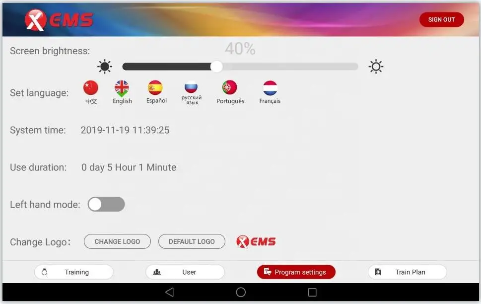  Коммерческое оборудование для тренажерного зала Huiti стимулятор мышц EMS аппарат стимуляции ems