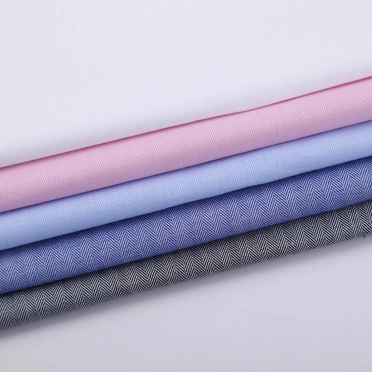 Yongteng ready in stock 100%cotton yarn dyed herringbone shirting fabrics