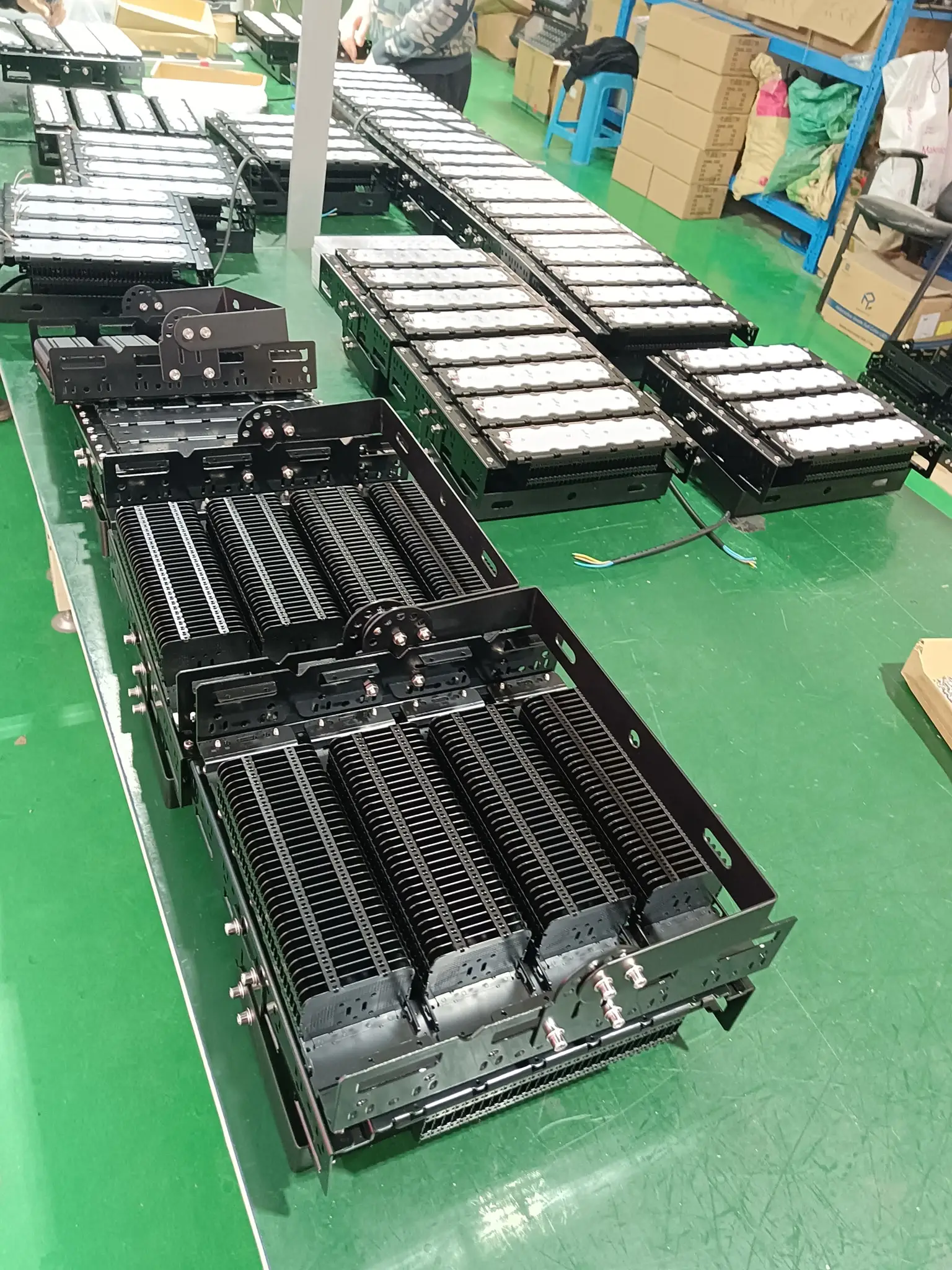 Professional Outdoor Waterproof IP68 Explosion Proof 500 Watt RGB Floodlight Reflector Stadium 500W RGB LED Flood Light