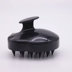 Professional manufacturer retail shampoo massage hair scalp massager comb brush silicone scalp massage brush